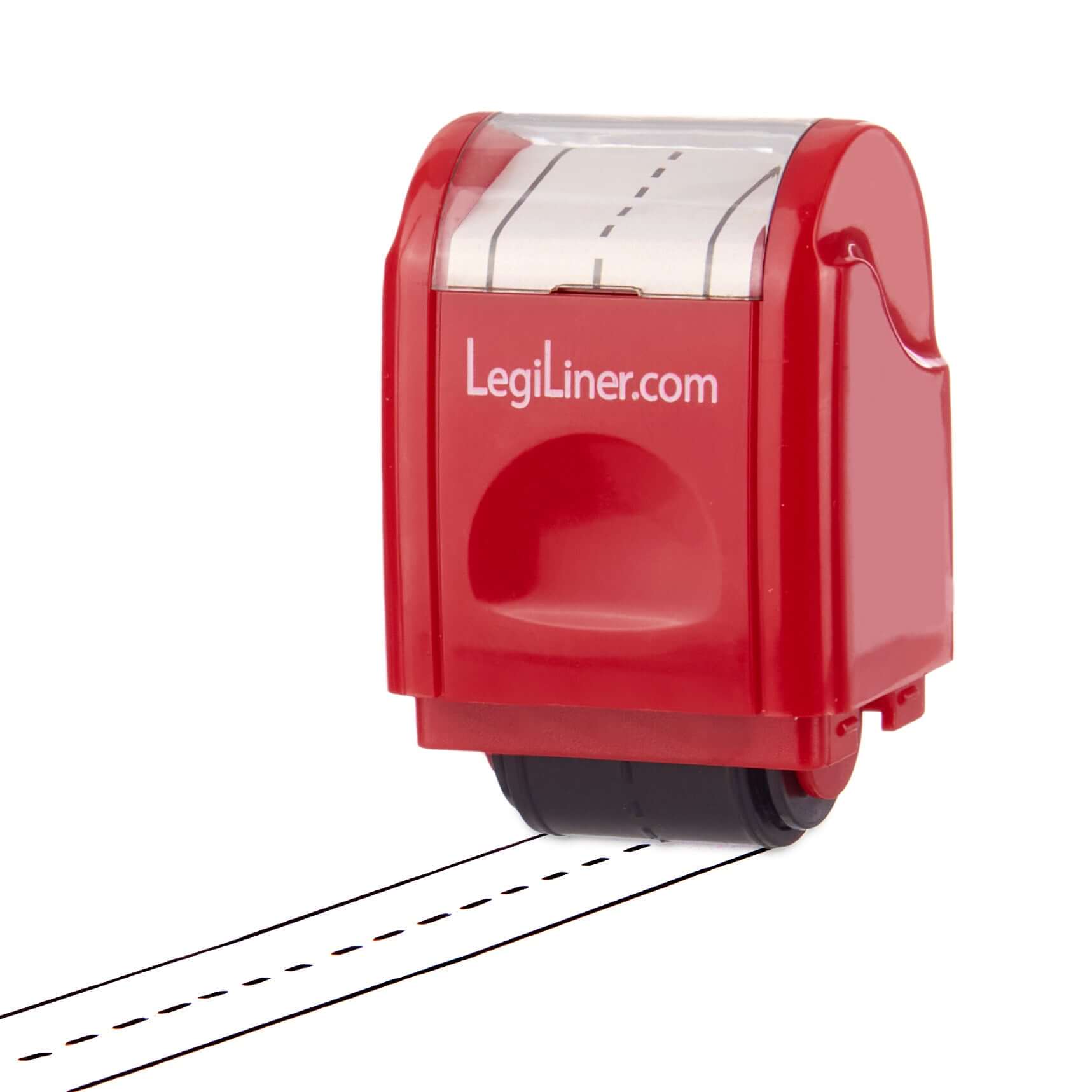LegiLiner Self Inking Teacjer Stamp 34 inch Dashed Handwriting Lines Roller Stamp