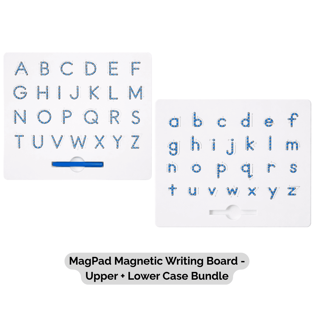 Magpad Magnetic Writing Board Upper Lower Case Bundle