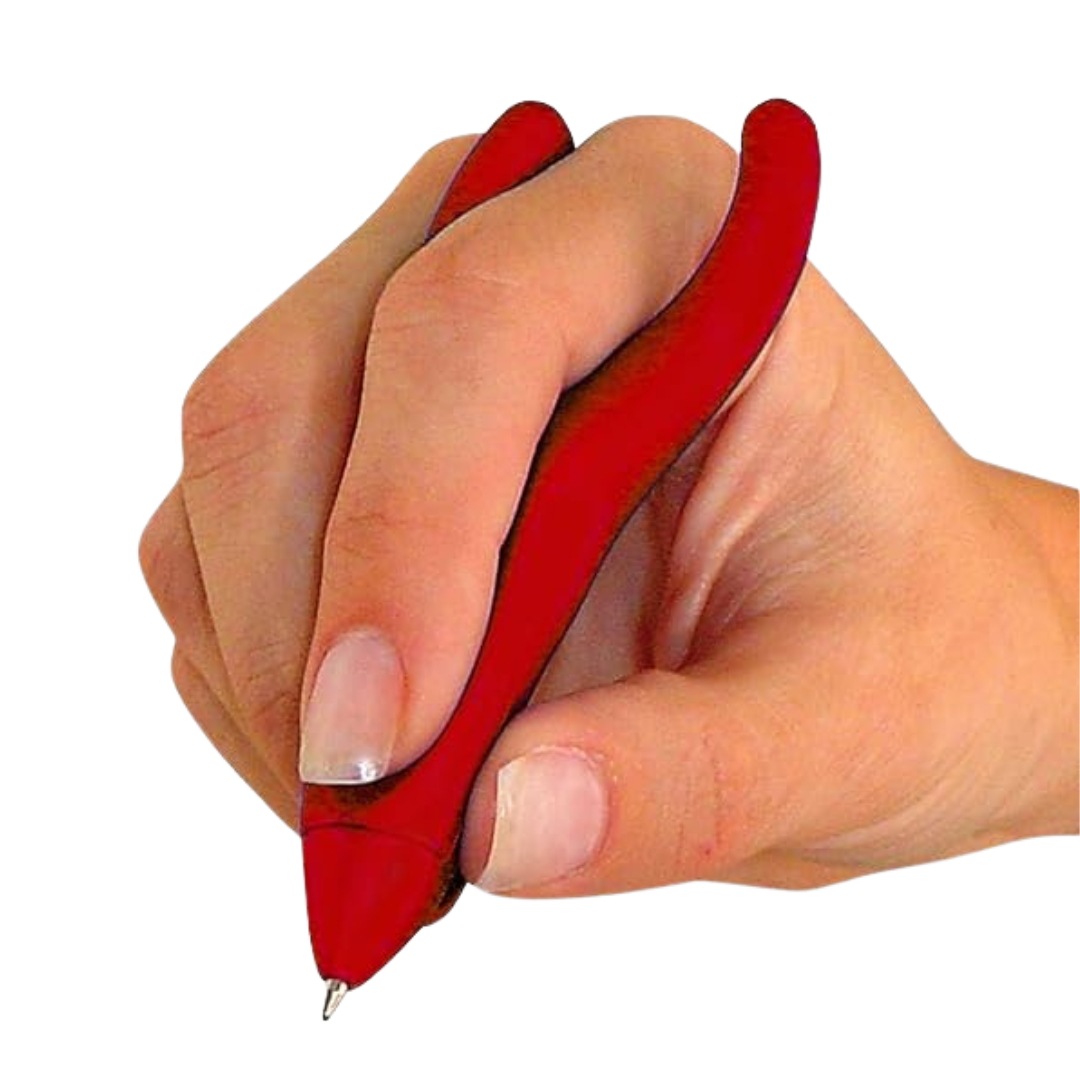 Pen Again Ergo Sof Ballpoint Pen Red Outer