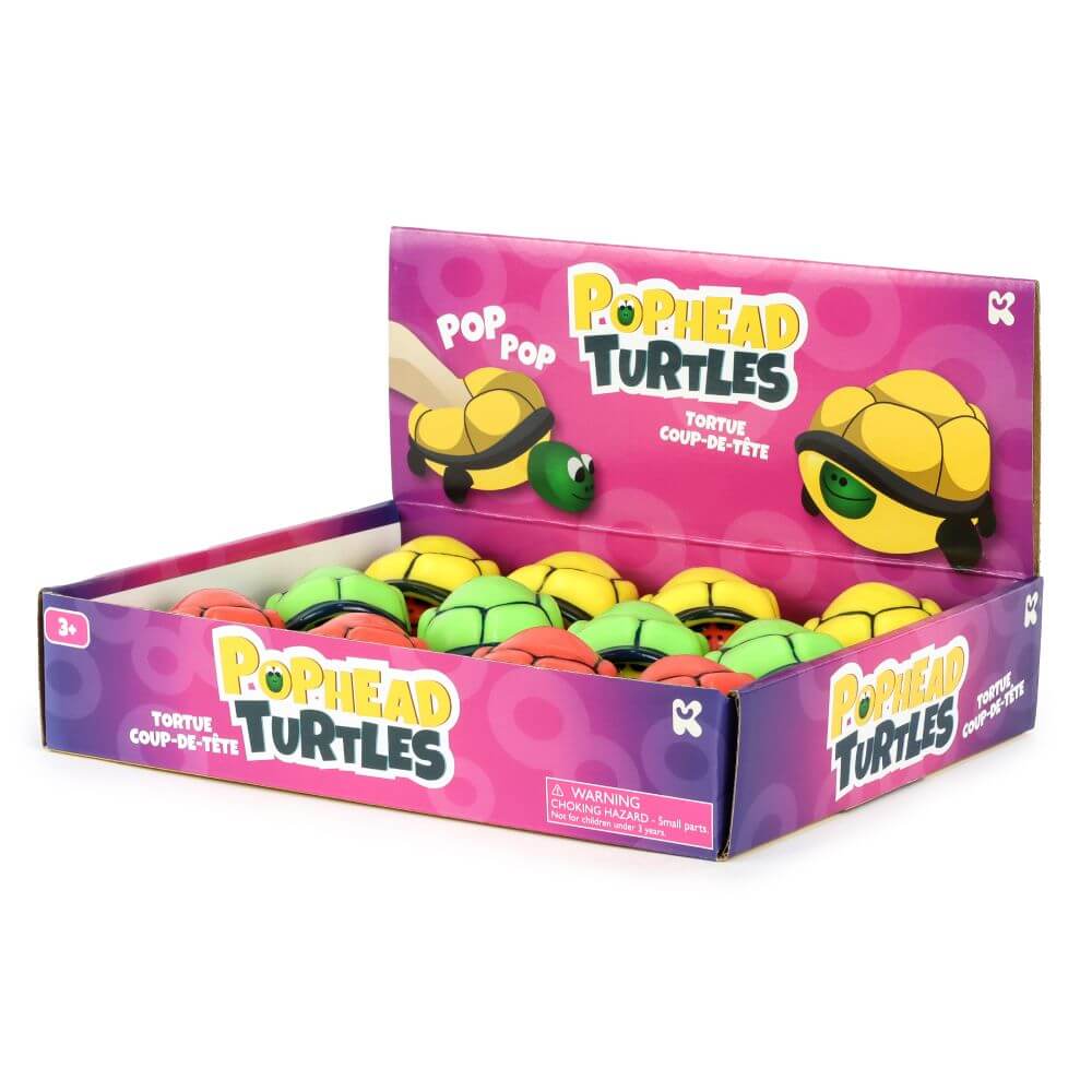 Pop Head Turtle Fidget Packaging