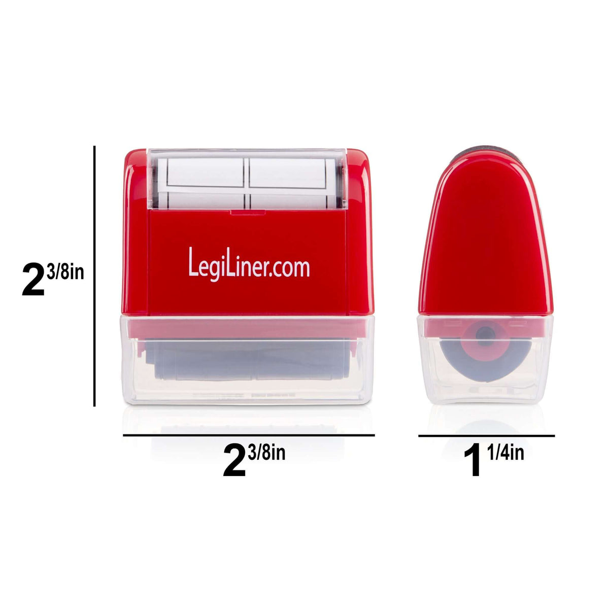 Size of LegiLiner Self Inking Teacher Stamp LegiBoxes OT Math and Handwriting Letter Boxes Roller Stamp