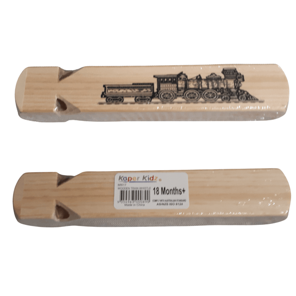 Wooden train whistle target clearance