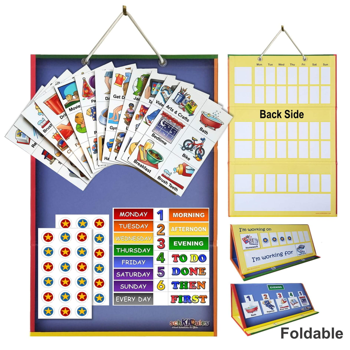 SchKIDules Home Bundle Visual Schedule System Planning Organisation