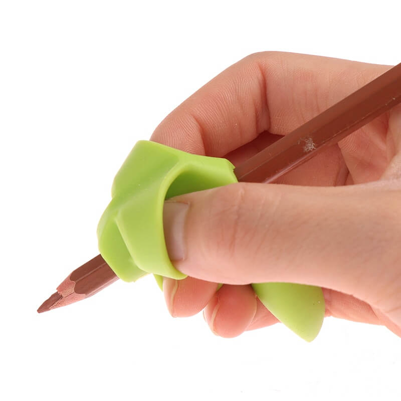 finger position when using pencil grip airplane