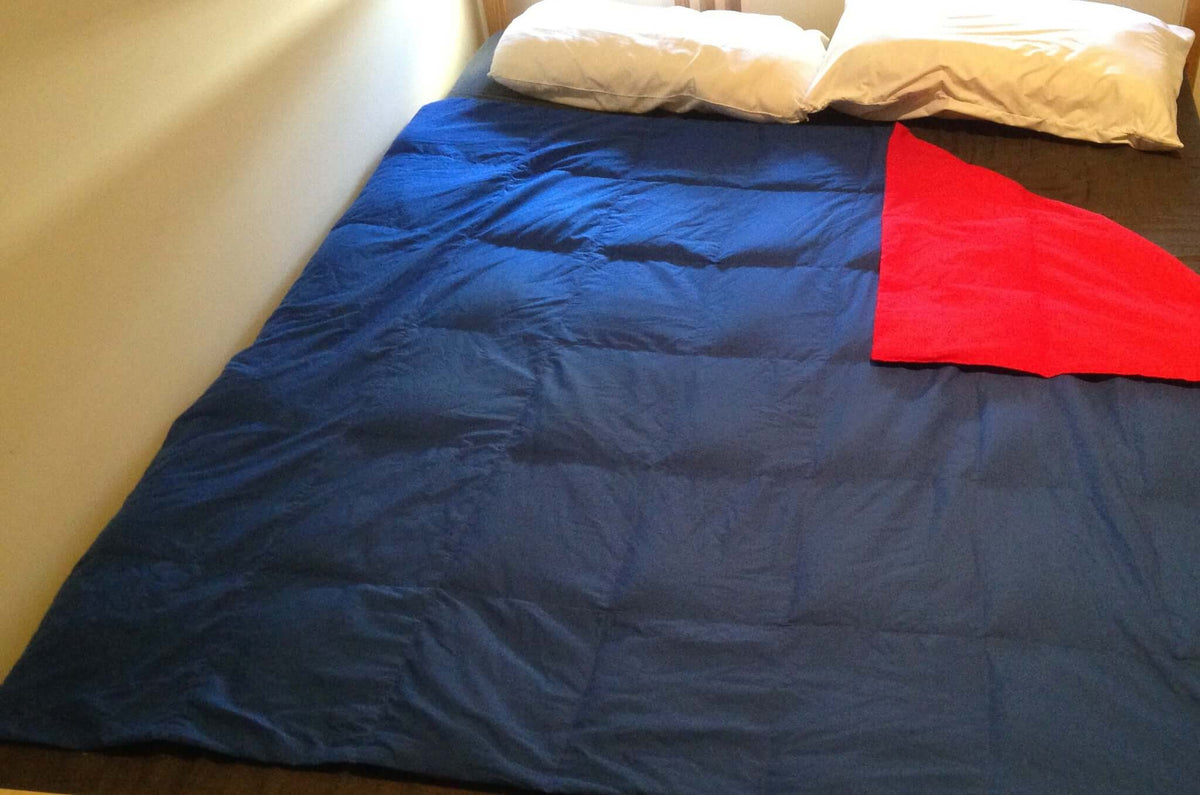 weighted blanket red blue