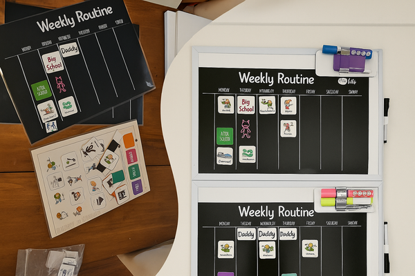 Visual Week Calender Creating a 2 Week Visual Calendar I Helpful Tool for Big Life Changes ...