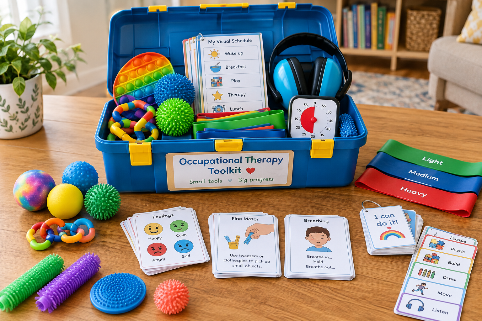 Top OT toolbox items for kids at home