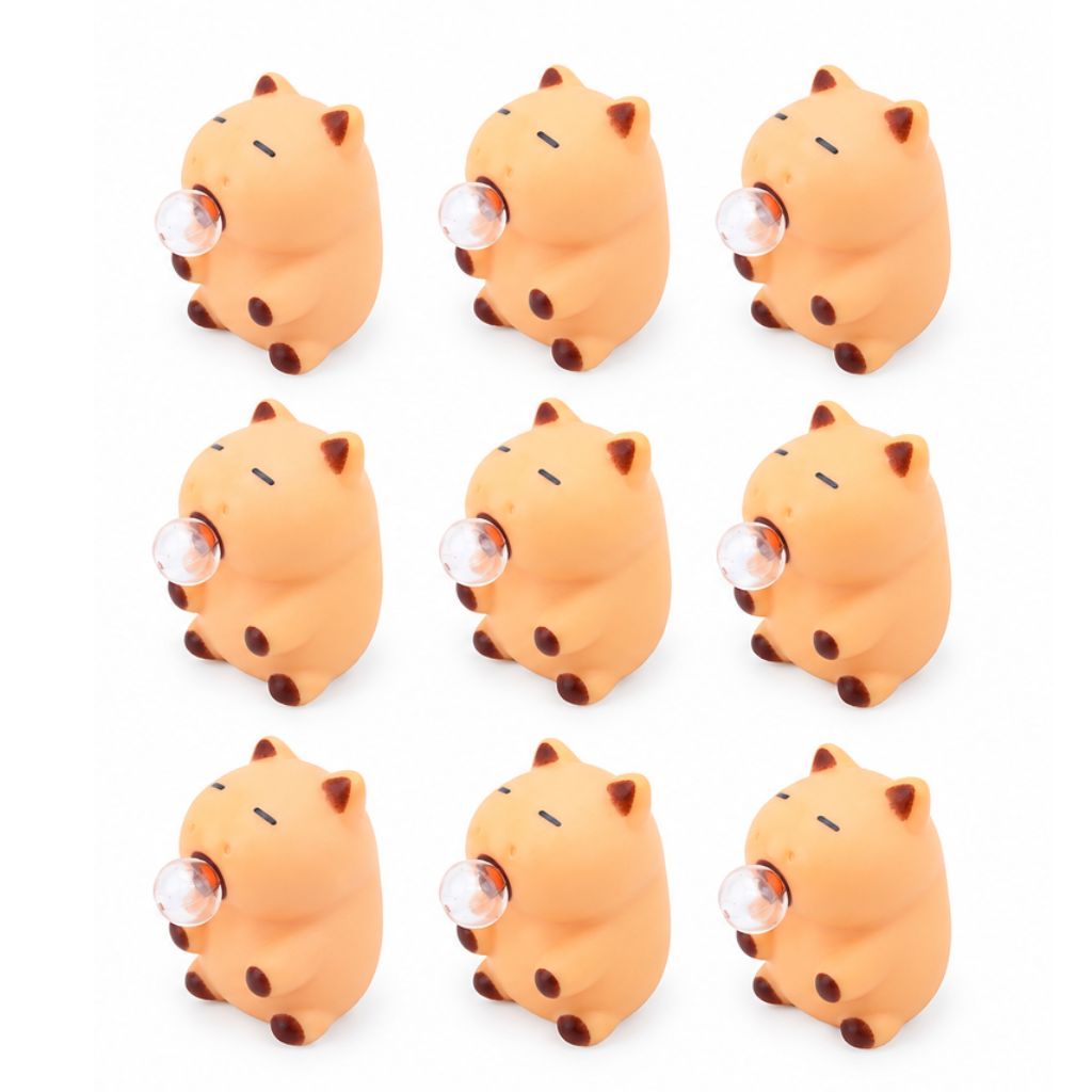 12 pack Bubble Blowing Bear Squishy