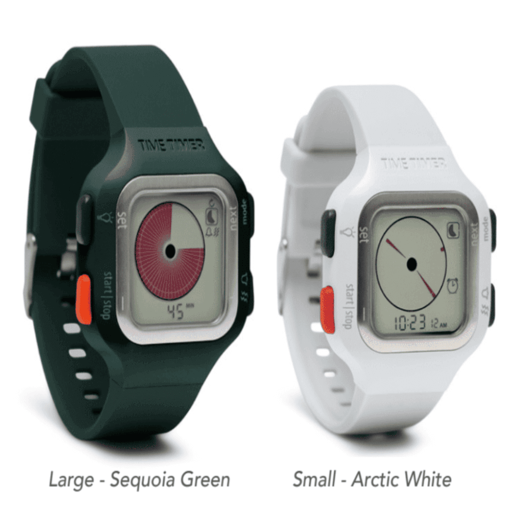 2 Sizes of Time Timer Watch PLUS Large Small
