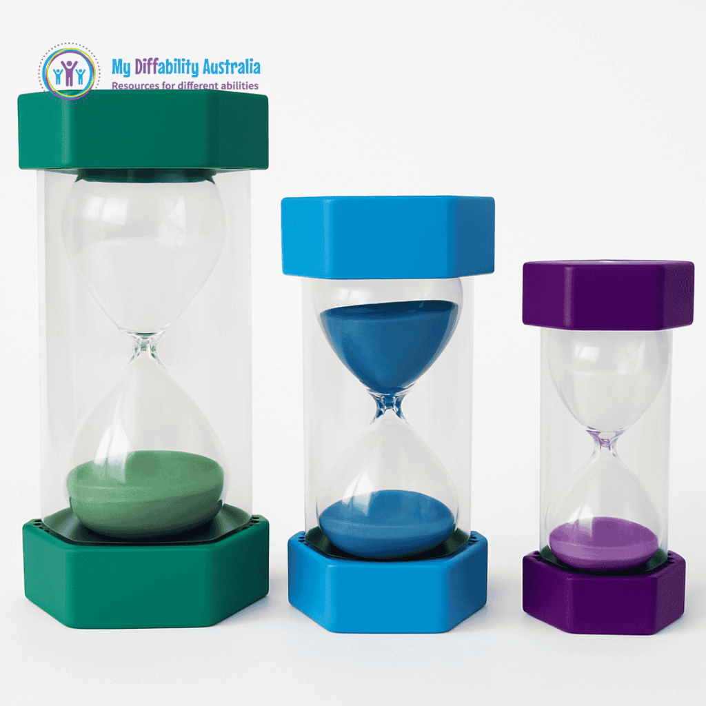 3 Colours of Hourglass Sand Timer