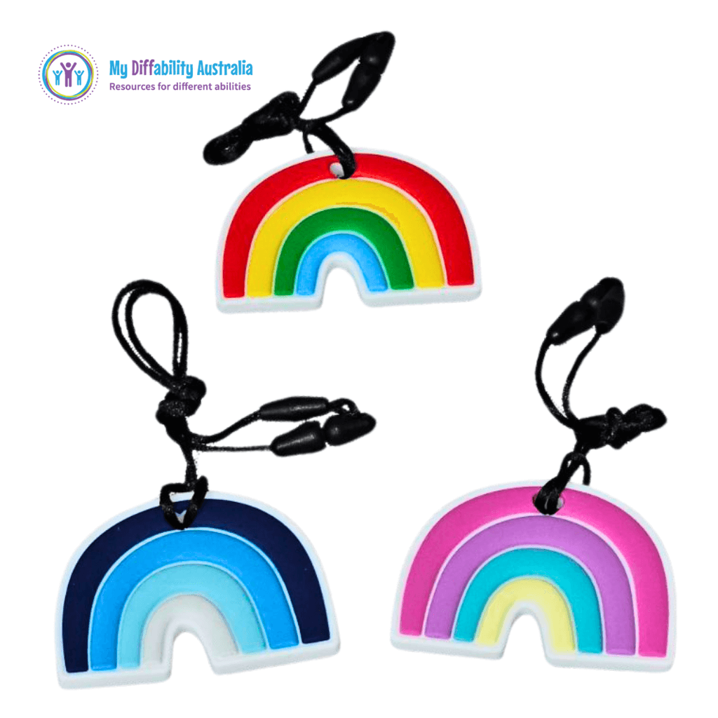 3 Different Colours of Rainbow Chewy Pendant