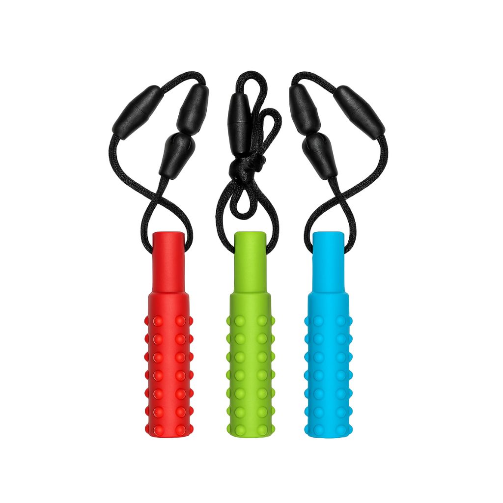 3 Diffrent Colours of Textured Bite Bottle Pendant