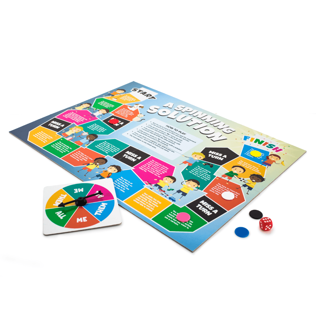 6 Conflict Resolution Games For Kids Showing Spinning Solution