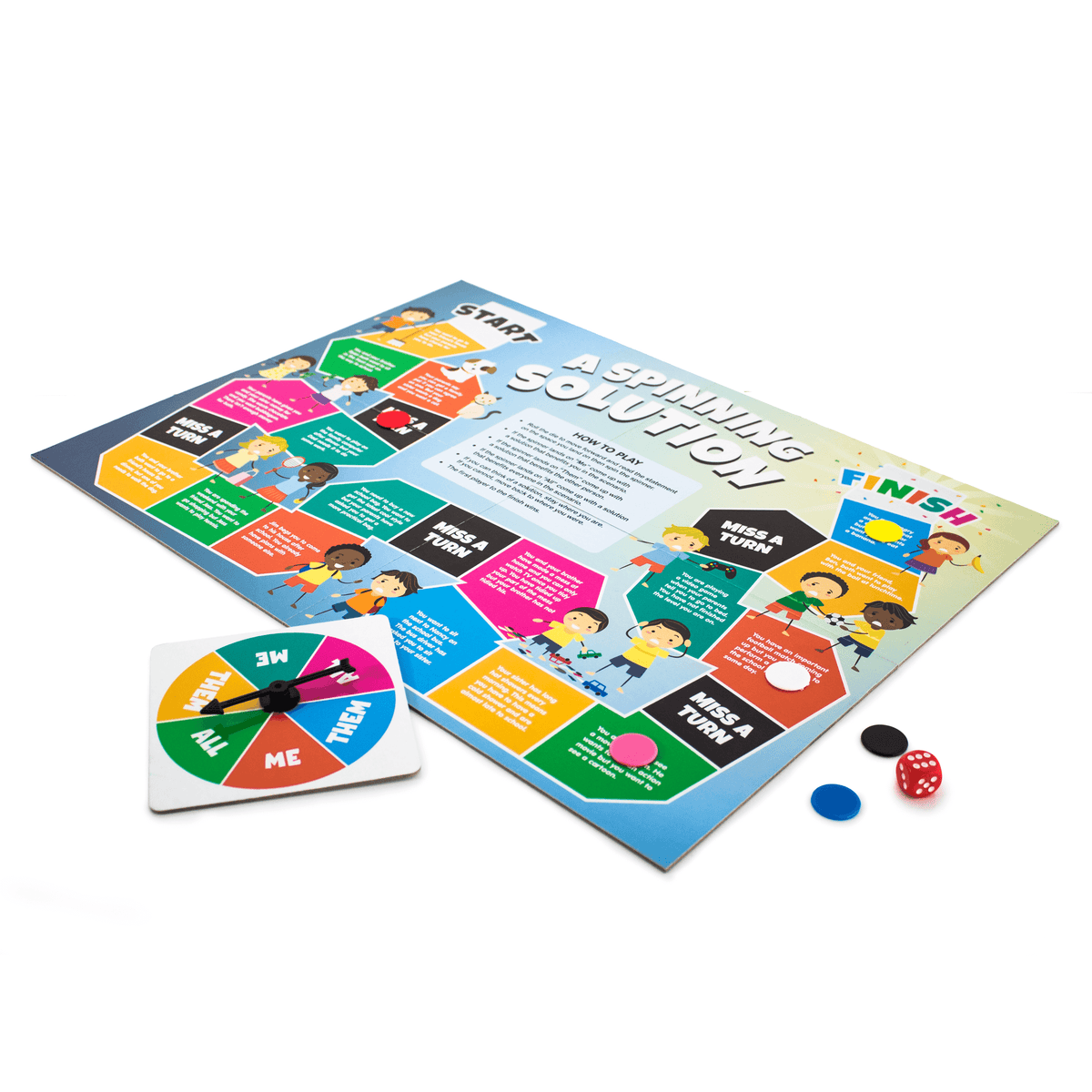 6 Conflict &amp; Resolution Games Showing Spinning Solution