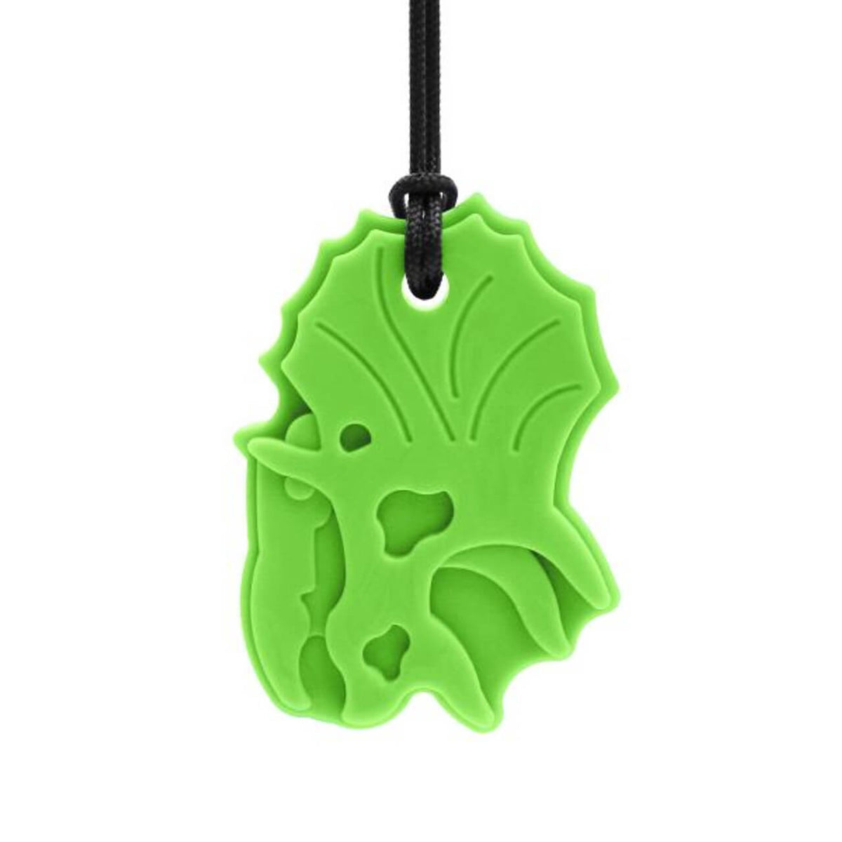 ARK Triceratops Dinosaur Chew Necklace Lime Green
