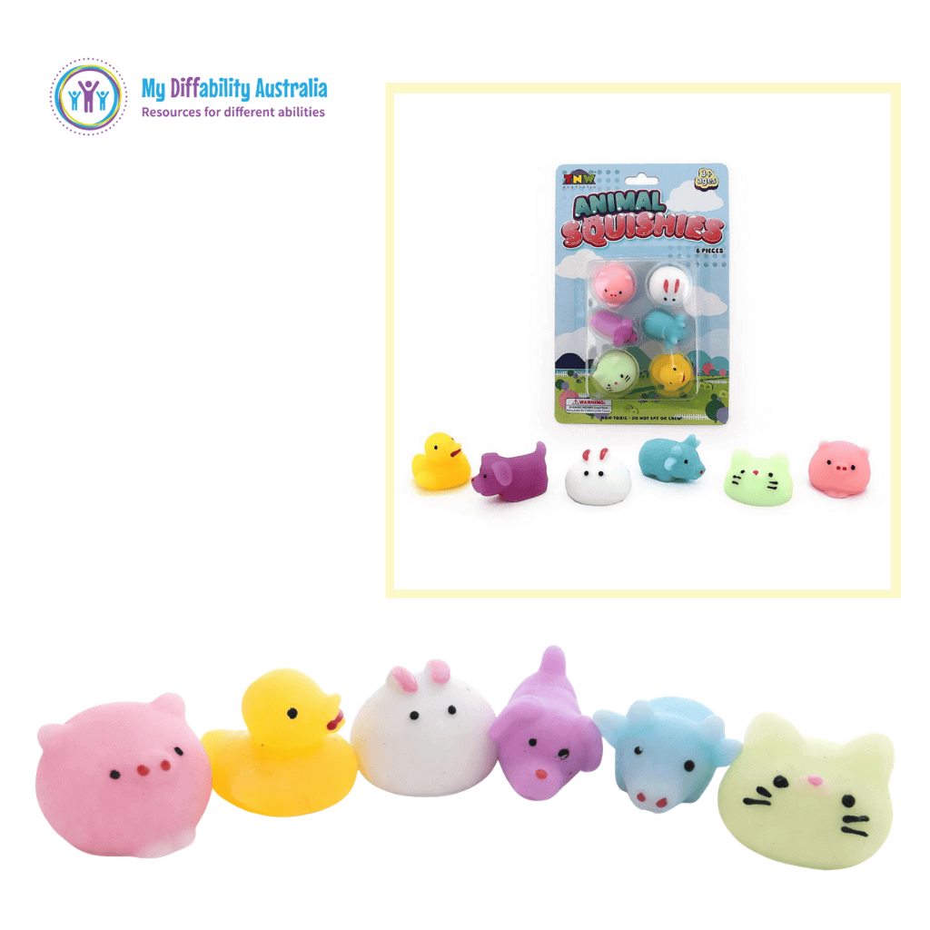 Animal Squishies Set of 6