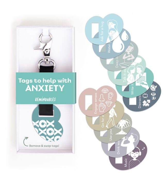 Anxiety Bag Tag Set Remindables