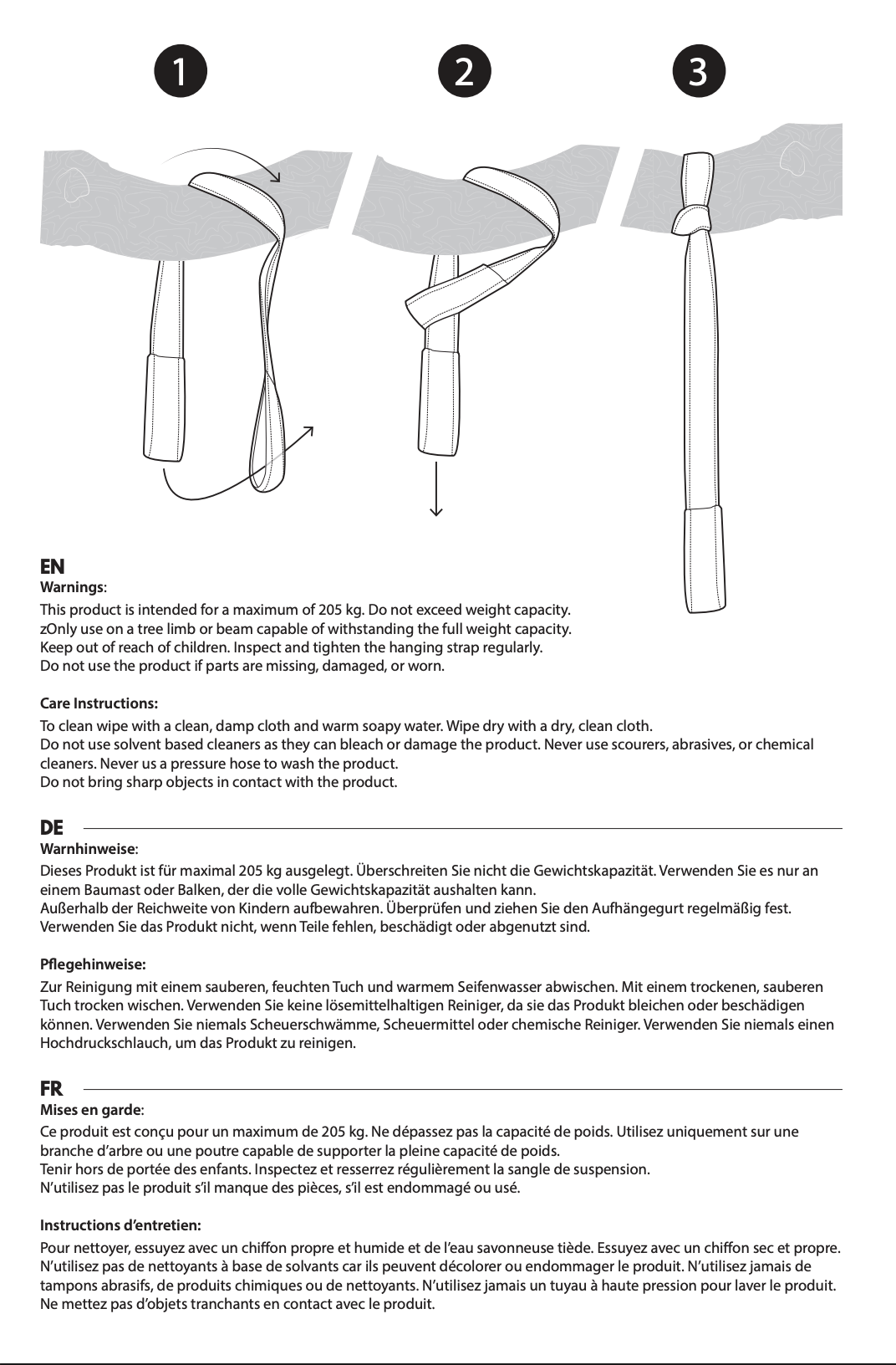 Assembly Instruction Tree Lop Single Tree Strap page 2