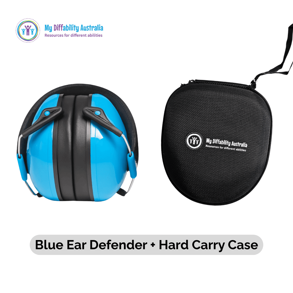 Blue Ear Defender Plus Hard Carry Case