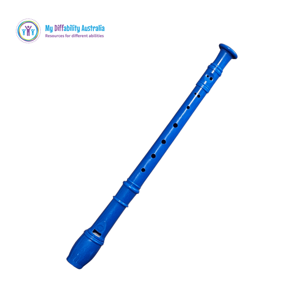 Blue Old School Recorder Respiration Tool