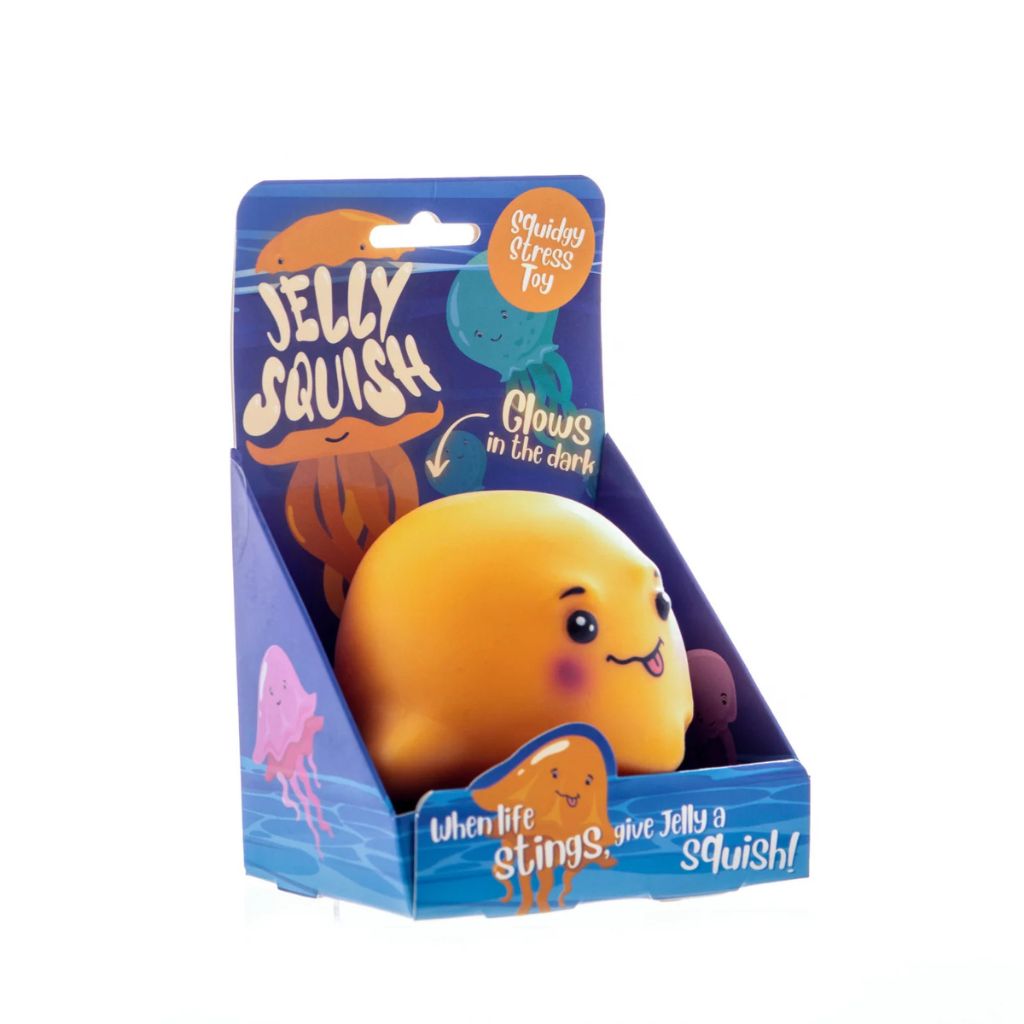Boxer Gifts Stress Toy Jellysquish in its packaging