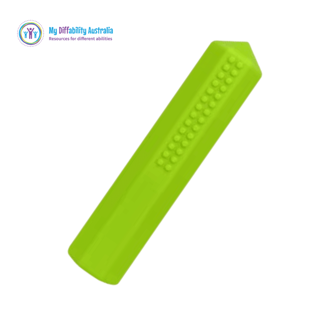 Chewable Chunky Pencil Topper Green