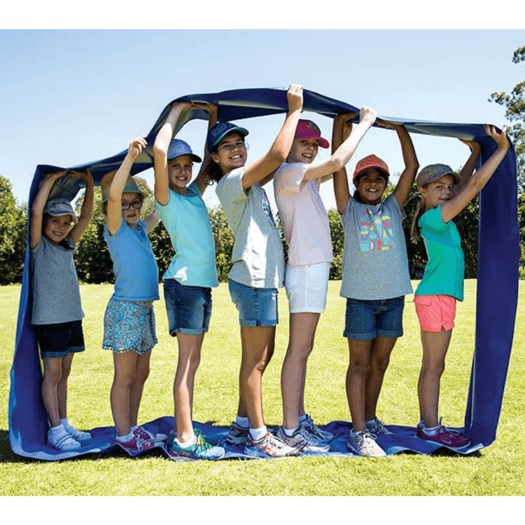Children Using Caterpillar Group Gross Motor Activity