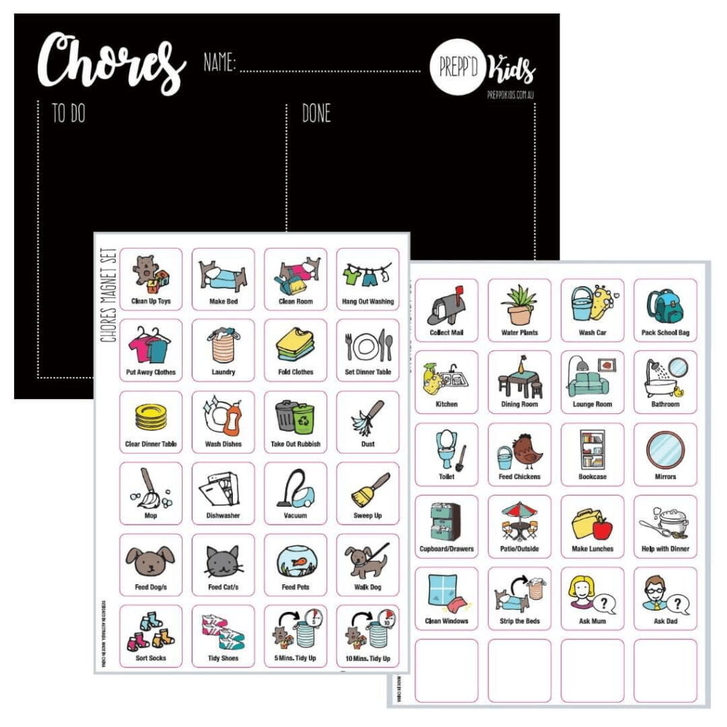 Chore Chart Set Components