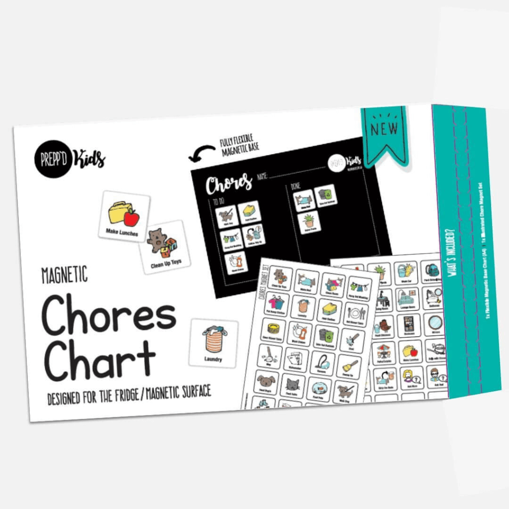 Chore Chart Set I Magnetic Visual Support I My Diffability Australia ...