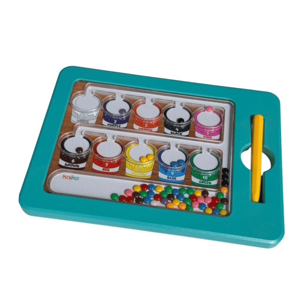 Colour & Number Magnetic Sorting Maze