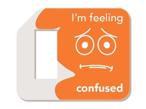 Confused Bag Tag Set