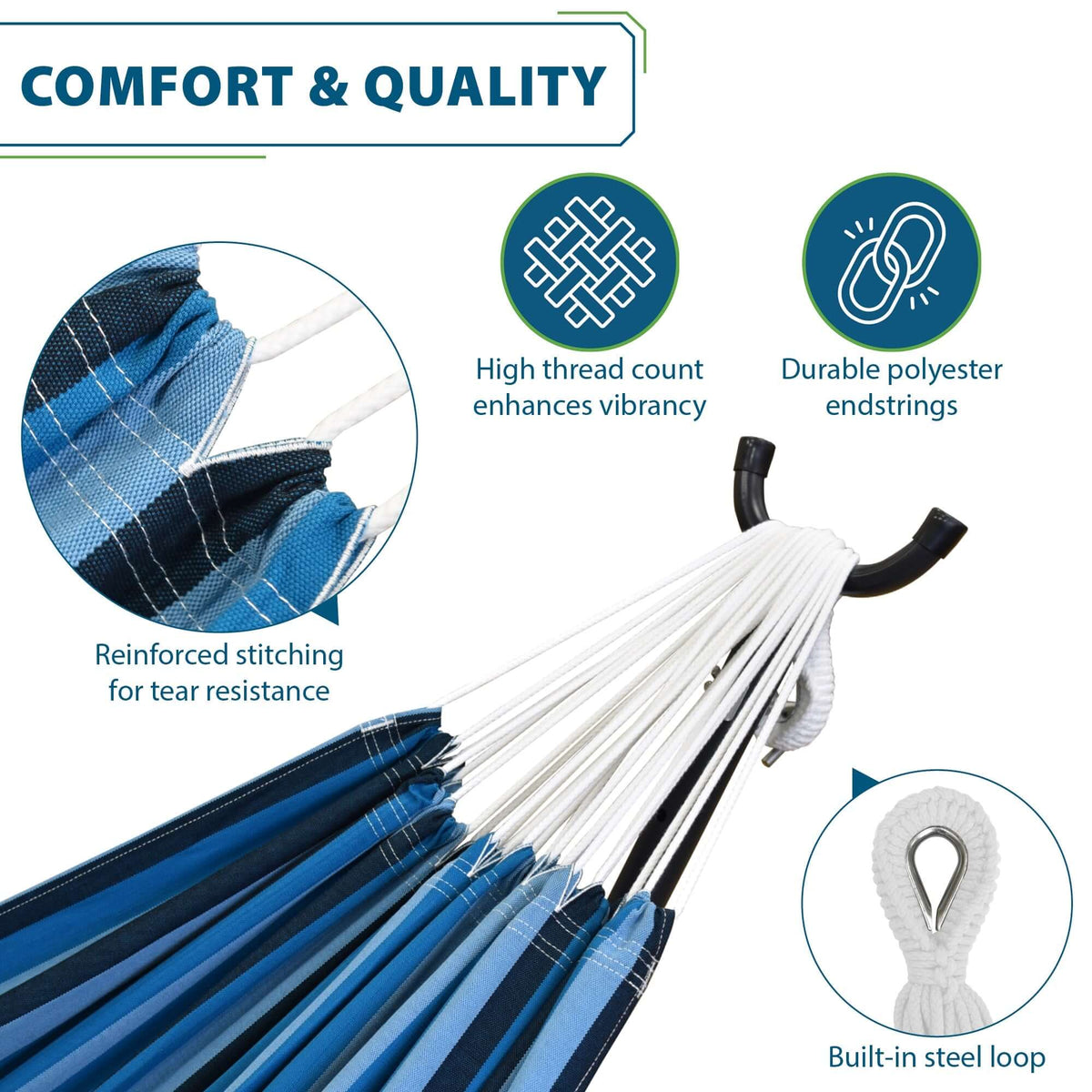 Details of Double Hammock with Stand