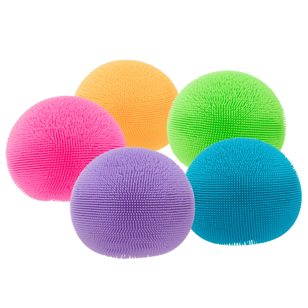 Diferent Colours of Schylling Fuzz Ball Nee Doh