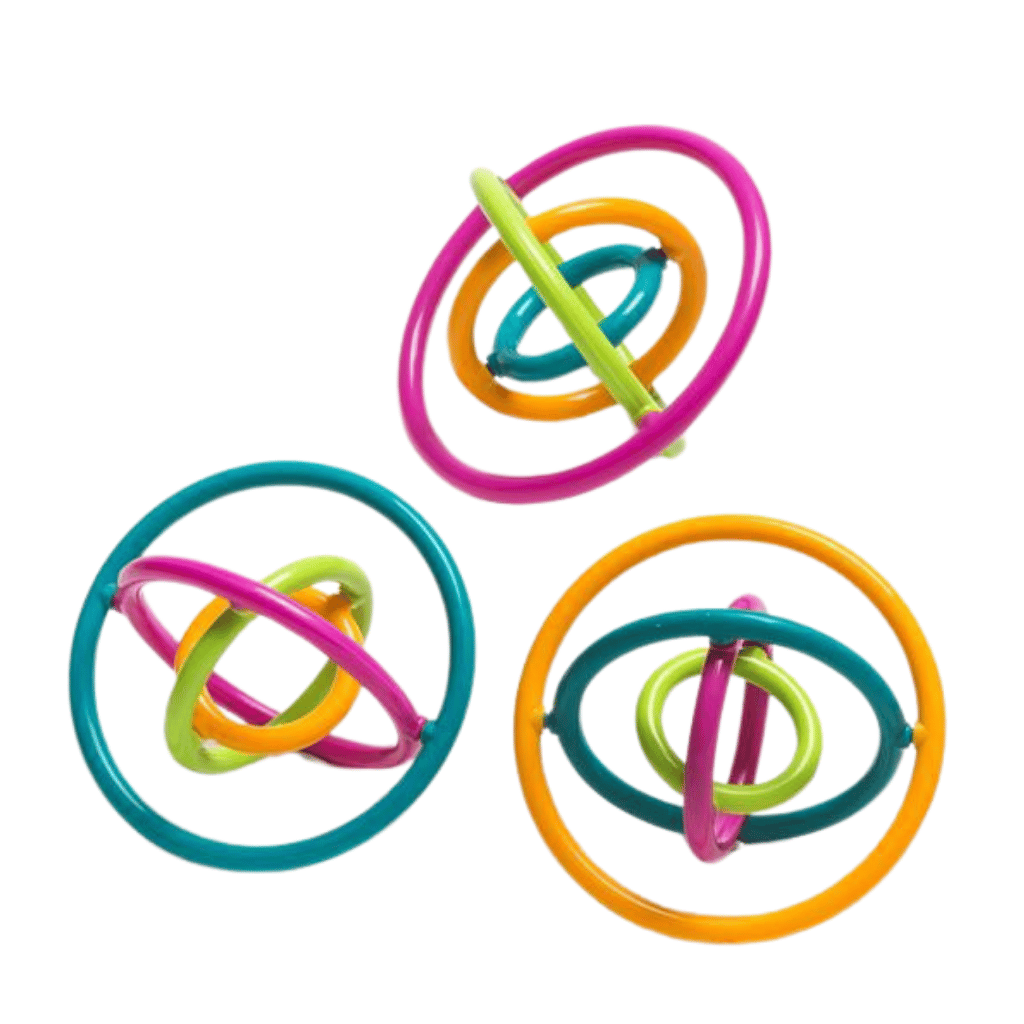 Different Angles of Gyrobi Circular Fidget Toy