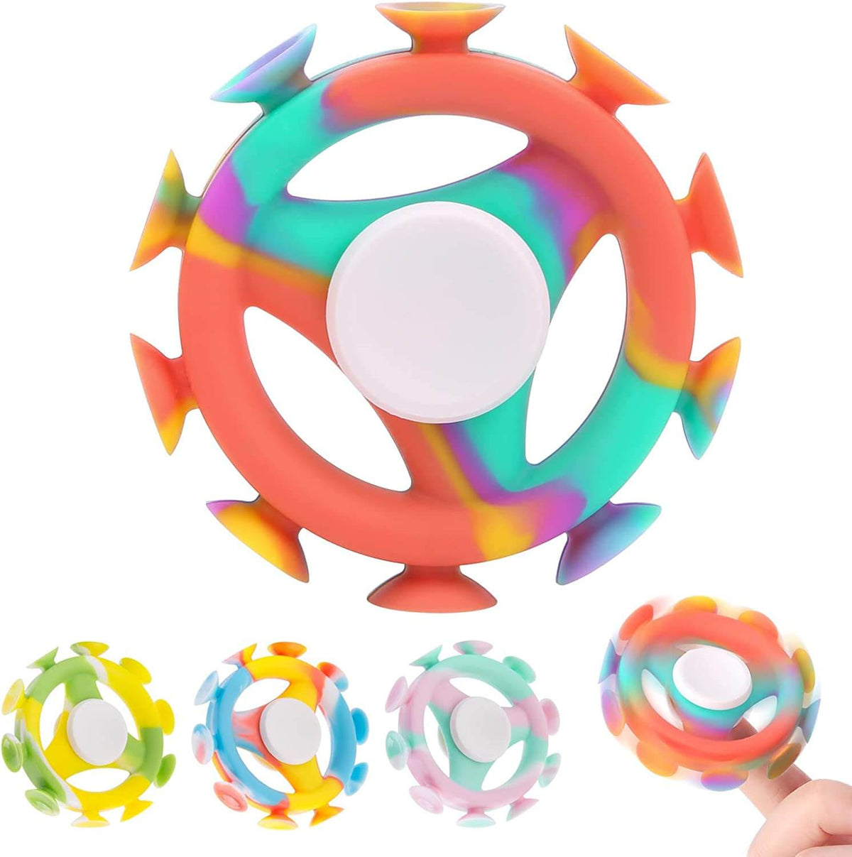 Different Colours of Silicone Suction Cup Dart Sucker Toys