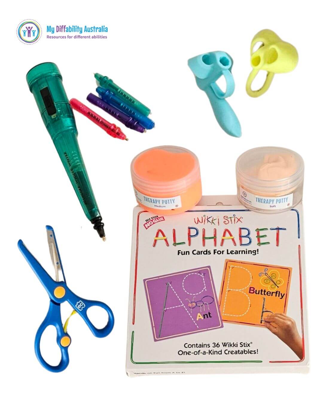 Different Items Included In the Pre Writing Pack