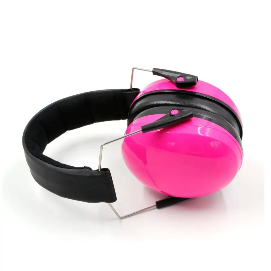 Ear Defender EarMuffs Hot Pink Full View