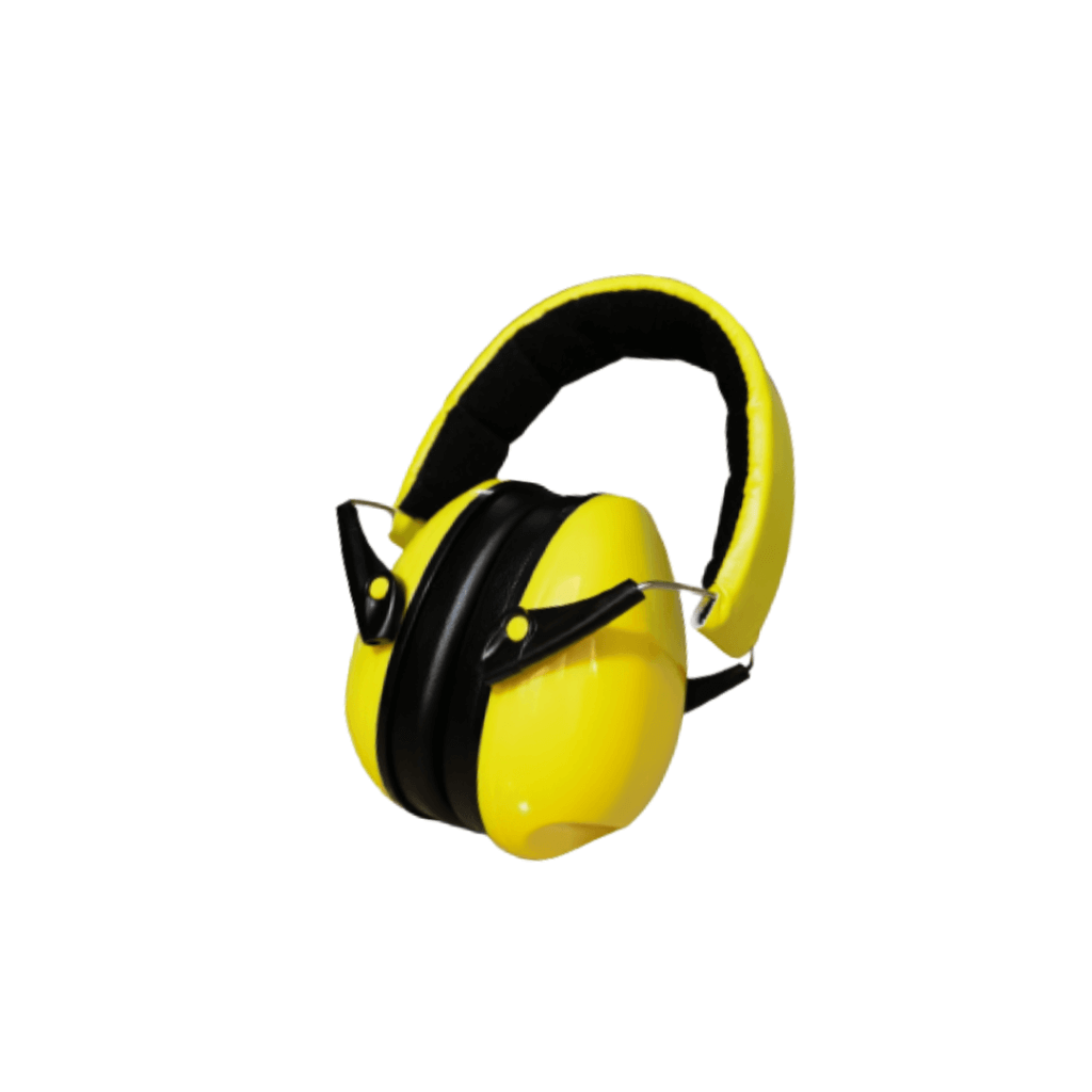 Ear Defender Ear Muffs Yellow Full View