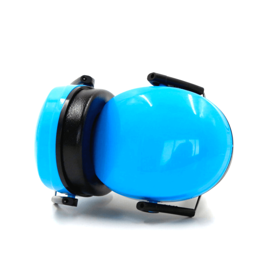 Ear Defender Ear Muffs Noise Protection Side View Blue