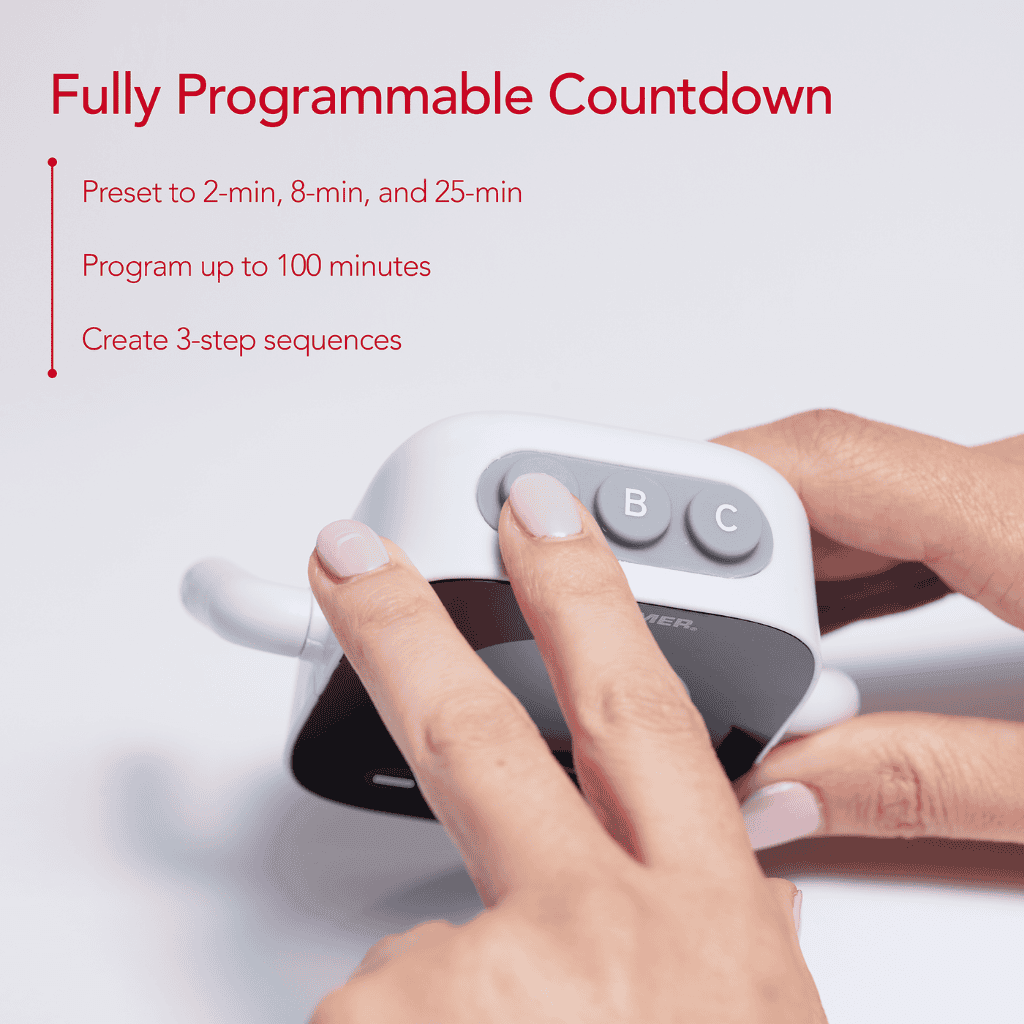 Features of Time Timer ELEMENT Showing that its Programmable