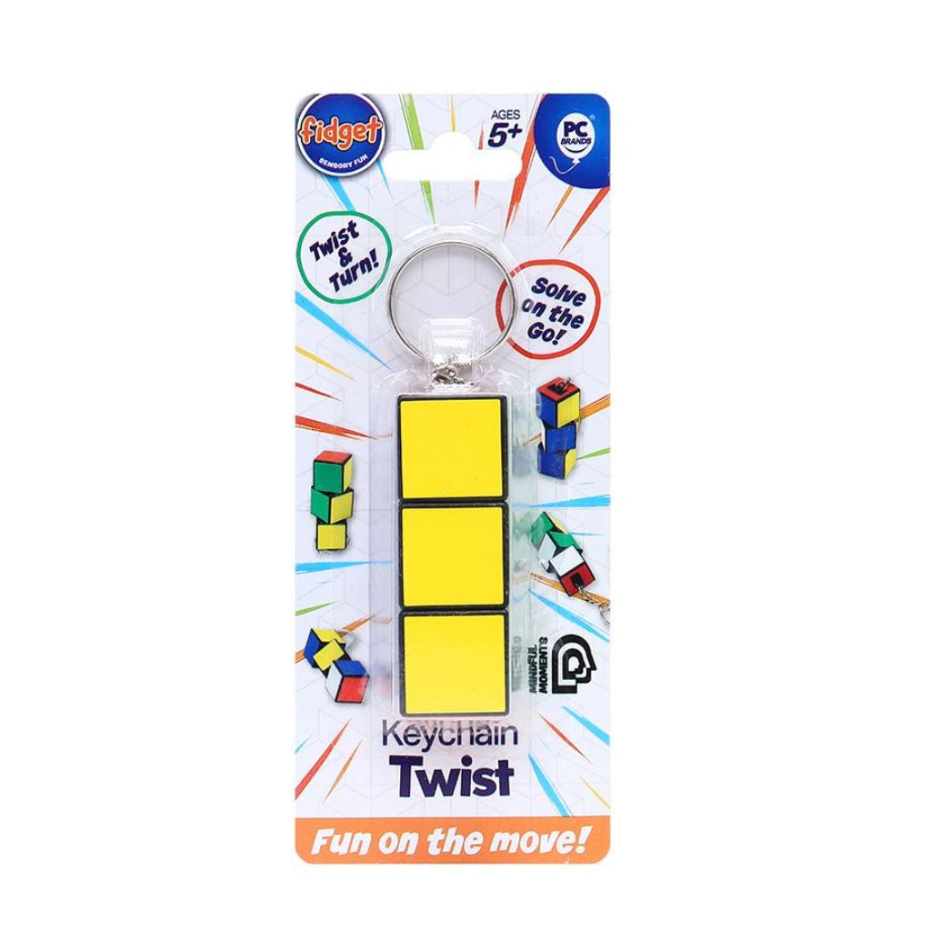 Fidget Keychain Twist showing its packaging