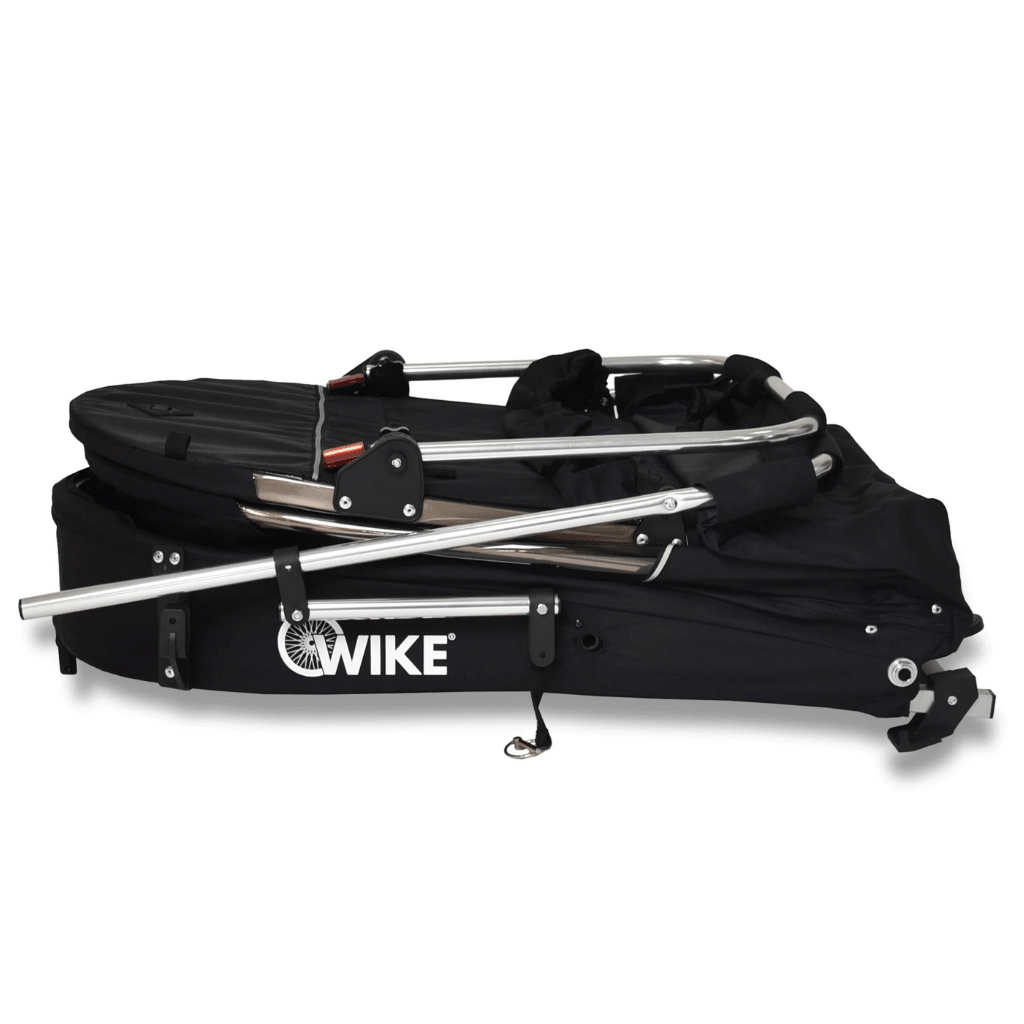 Folded Wike Special Needs Large Bike trailer
