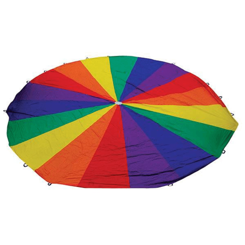 Full View of Rainbow Parachute