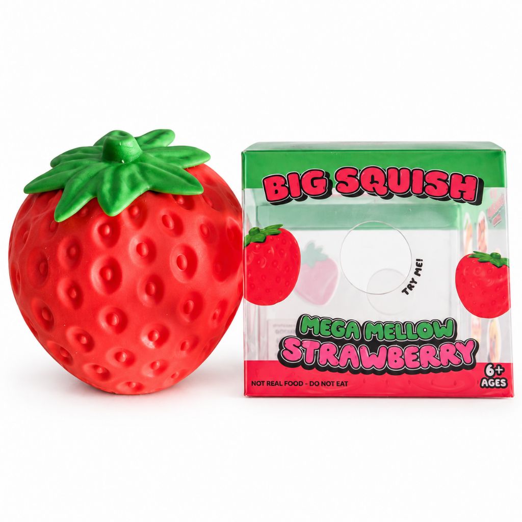 Giant Strawberry with its packaging