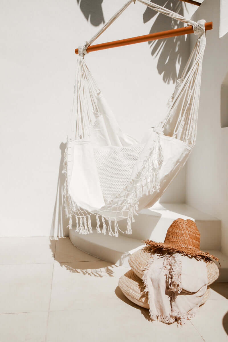 Hammock Chair Lifestyle Image Natural