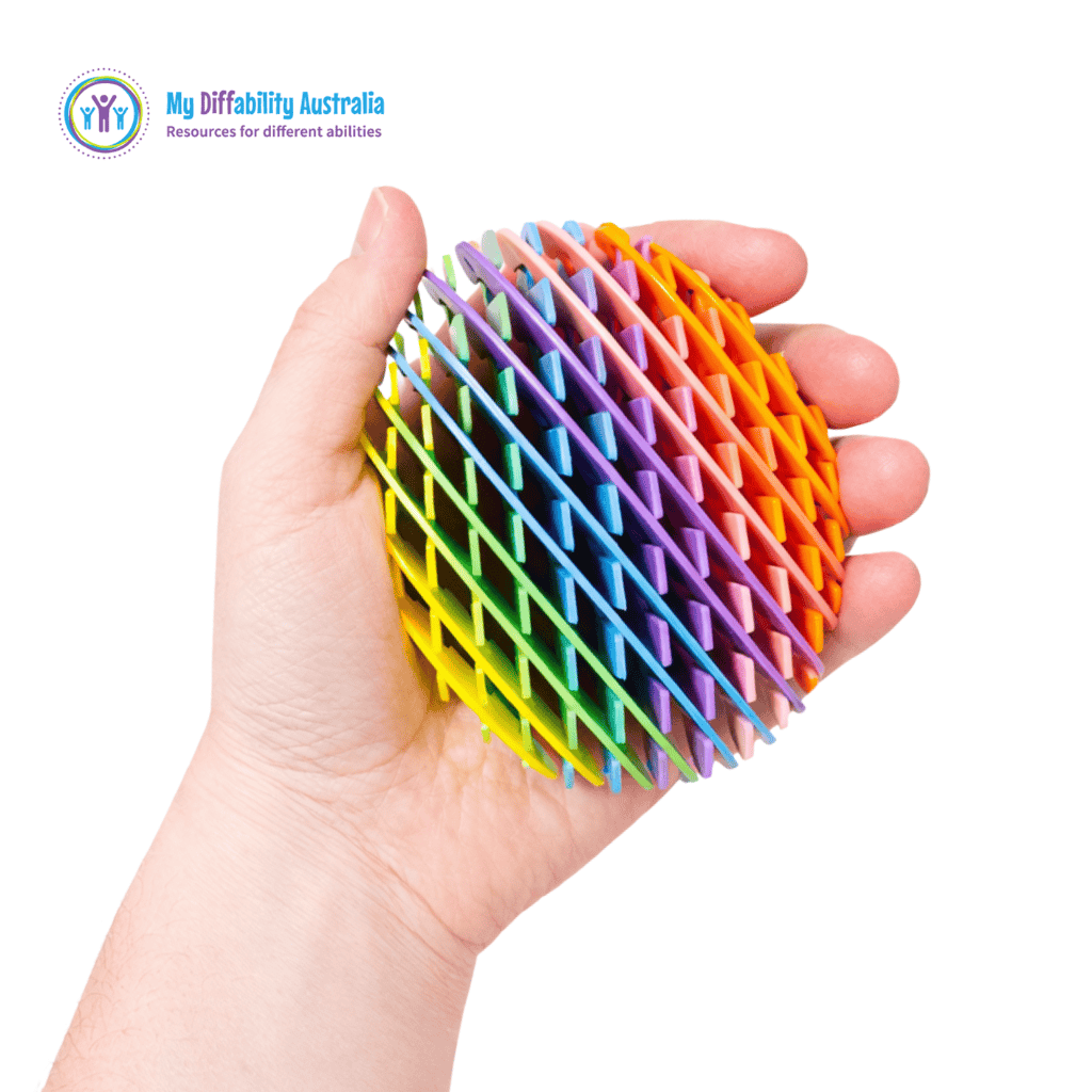 Hand Holding Rainbow Magic Morphoid