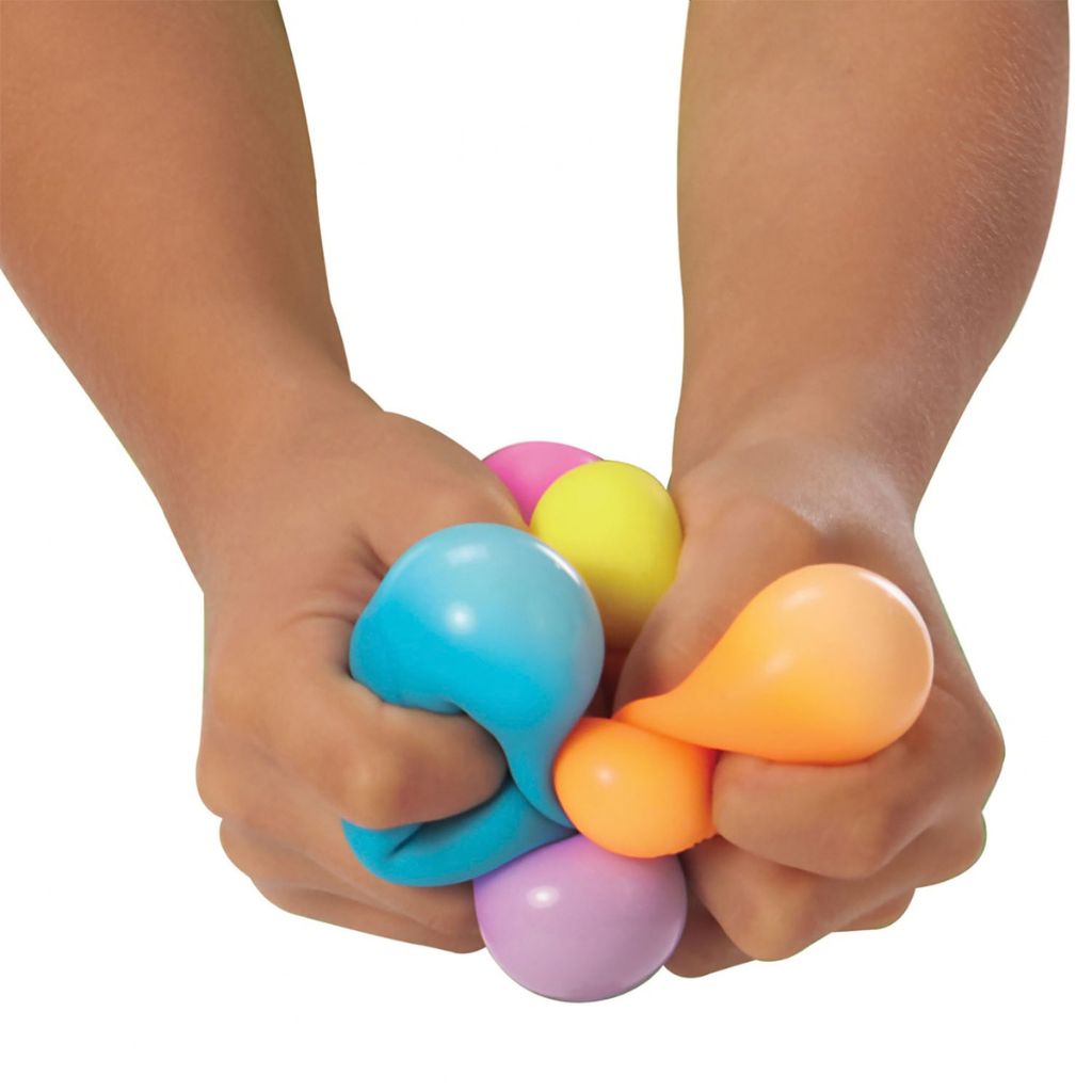 Hand Squishing Rainbow Teenie Nee Doh