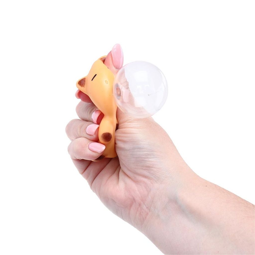 Hand Squishing Squishy Squeeze Bubble Bear