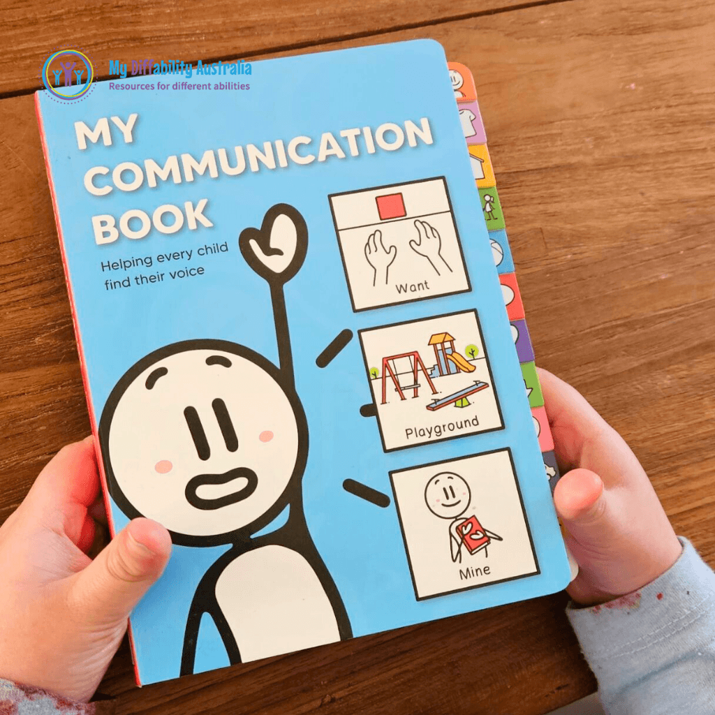 Holding My Communication Book