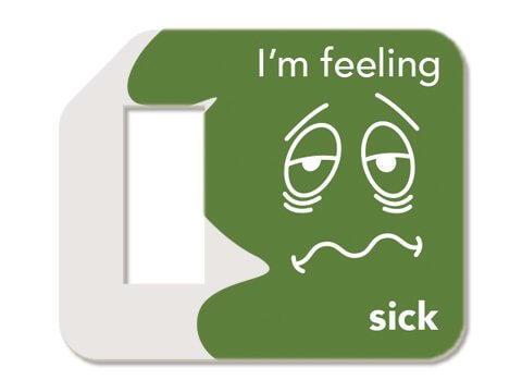 Iam Feeling Sick Bag Tag Set